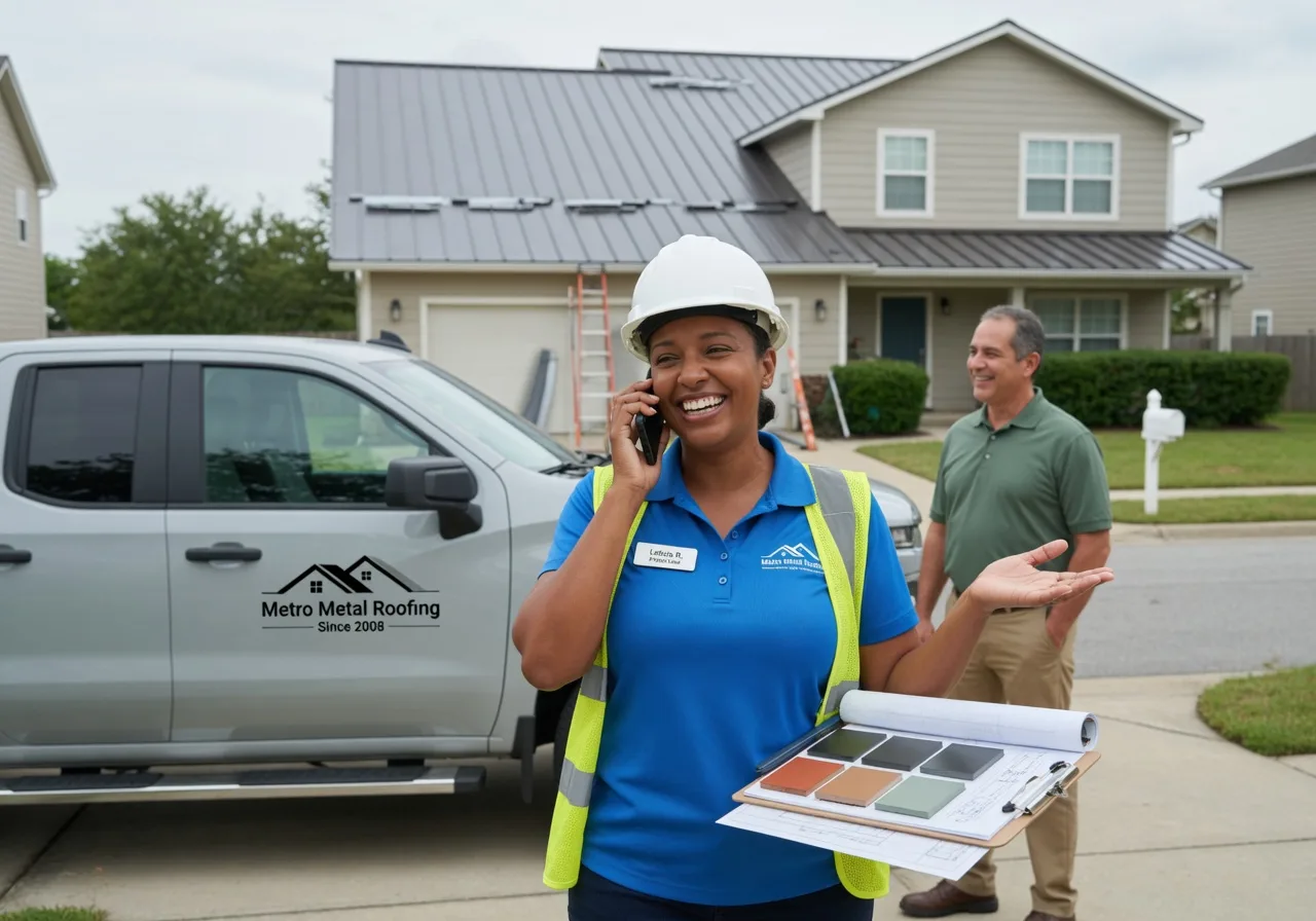 Storm Damage Metal Roof Repair in New Berlinville, PA